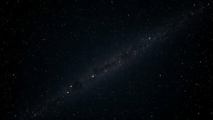 Fototapeta premium Elegant, luminous chains of star clusters weaving through the velvet blackness of space like a celestial necklace.