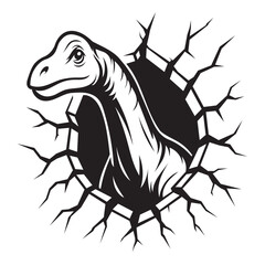 Brachiosaurus Dinosaur SVG