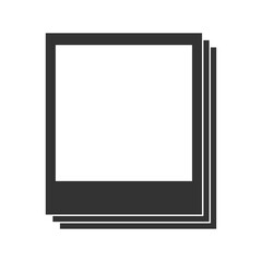 Photograph icon isolated on transparent background