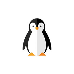 penguin on a white background