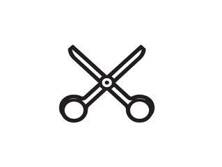 Sleek line art trauma shears emergency tool design