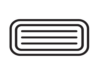 Modern medical tray vector line icon in clean style