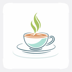 Obraz premium Cup & Saucer Mark