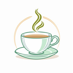 Obraz premium Cup & Saucer Mark