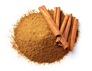 Cinnamon sticks and powder