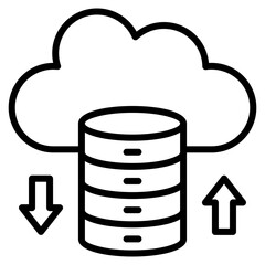 Data Bridge Icon Element For Design