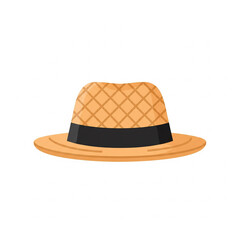 straw hat isolated