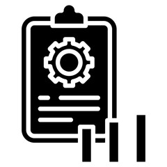 Project Chart Icon Element For Design