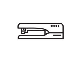 Elegant hospital surgical stapler in minimal vector outline