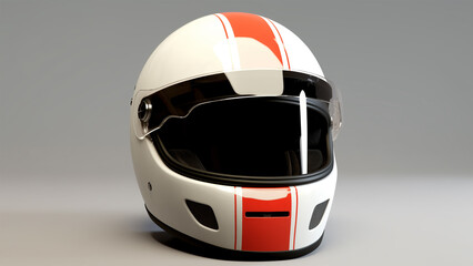 Fototapeta premium White and red helmet