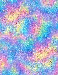 Abstract pastel rainbow glitter pattern