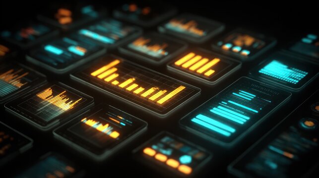 Futuristic data displays