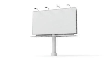 Obraz premium Blank Billboard: Awaiting its Message