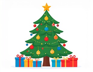 Obraz premium presents under the christmas tree