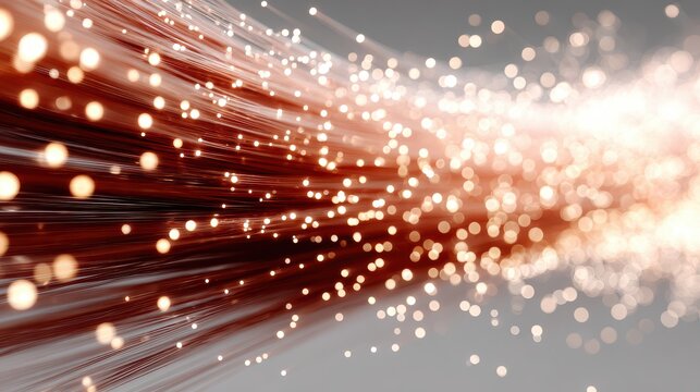 Abstract Light Fiber Optics Design - Powered by Adobe