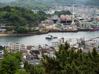 千光寺から見た鞆の浦