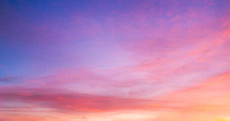 Sky sunset evening sunrise cloud weather dramatic landscape goldent and indigo color gradient pastel horizon, twilight yellow golden reflection morning nature environment energy ecosystem change