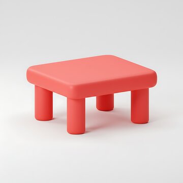 珊瑚の小さな机