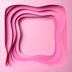 Abstract pink layered design