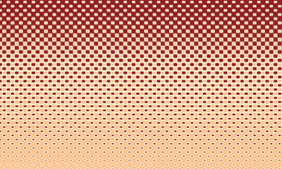 Seamless Abstract Gradient Red to Orange Rounded Square Dot Pattern Background for Modern Digital Wallpaper and Graphic Design