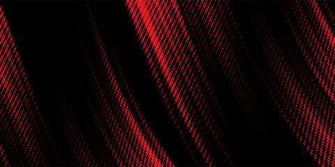 Obraz premium Red black brush stroke pattern car sticker abstract banner sporty lines red black color combination brush stroke pattern grunge motorsport racing design.