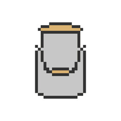 milk product retro pixel art