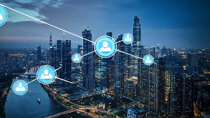 Global city network image - Powered by Adobe