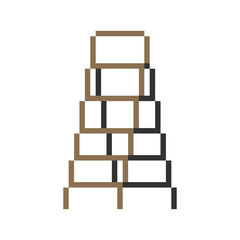 ladder climb stair pixel art