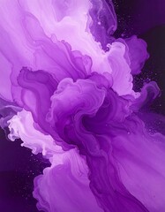 Abstract purple and white swirls