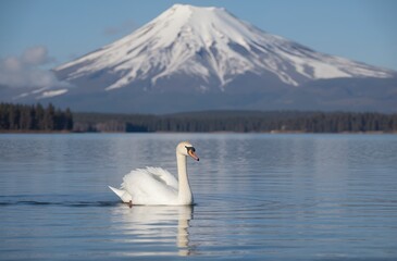 swan on the lake