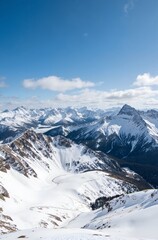 Obraz premium snow covered mountains in winter