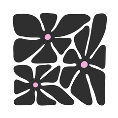 abstract flower design