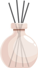 Reed diffuser spreading pleasant fragrance, creating a relaxing atmosphere