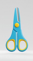 青と黄色のハサミ