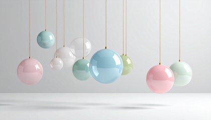 Pastel Hanging Spheres