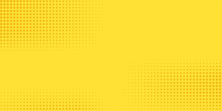 Fototapeta Orange dotted yellow abstract background.