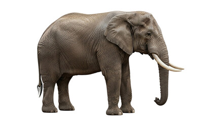 Obraz premium Elephant isolated on transparent background