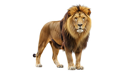 Obraz premium Lion isolated on transparent background