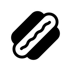 Hot Dog with Bun Icon