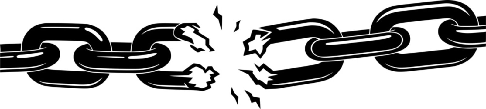 Broken chain silhouette, Broken chain svg, Broken chains freedom svg, Broken chains vector, Freedom broken chain silhouette, Freedom broken chain svg.
