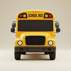 黄昏のスクールバス