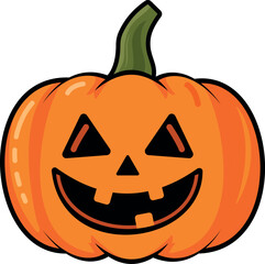 Halloween Pumpkin Jack O Lantern Illustration