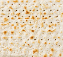 Jewish Matzos, the traditional Passover cracker or bread texture backgrounds. Element for design.