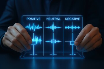 Analyzing sentiment through sound wave visualization