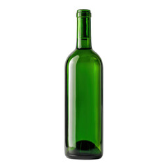 A green bottle with a green cap