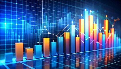 Data visualization of growing trends