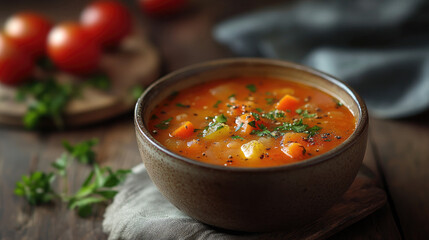 tomato soup with basil