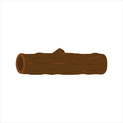 Flat Logs Vector Flat Illustration