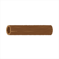 Flat Logs Vector Flat Illustration