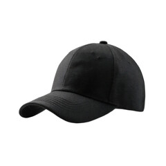 A black hat with a black band